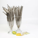 100pcs Metal Straws Can Be Reused 304 Stainless Steel Drinking Water Pipes