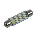 5X(42mm 12 SMD 3528 LED White Car Interior c5w Dome Festoon Bulb Light Lam T5E7)