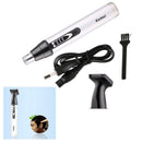 Professional Painless Ear and Nose Hair Trimmer Clippers, Electric Facial