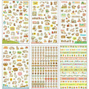 6 Sheets PVC Cute Cartoon Cat Paper Stickers for Diary Scrapbooking Crafts D1U0