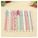 10PCS Cute Little Korean Stationery Watercolor Pen Gel Pens Set Color Kande