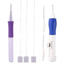 3 Needles 2 Threaders Craft Tool Punch Needle Set Embroidery Stitching ToolS Hn