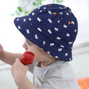 Fashion Newborn Baby Girls Boys Sun Hats Cotton Cap Crown Floral Baby Hat A
