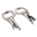 Alloy C Clamp Vise Grip Locking Welding Quick Pliers Wood Tenon Locator Tool .ES
