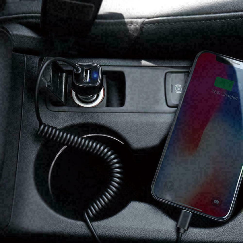 Black in Car Charger For Inphone 5 5S 5C 6 7 Moblie PLUS 7 10 X Phone C3T0 B9S1