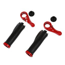 1 Pair Multi-position Bicycle Bike Bar Ends Handlebar Grips with Black End