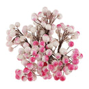 Artificial Fruit Berries Blueberry Xmas Wedding Bouquet Flower Wreath Pink