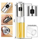 Oil Sprayer for Cooking , 100ml Olive Oil Sprayer Glass Bottle Gispenser for