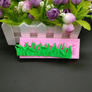 Pink Silicone Grass Shaped Fondant Cake Mold Sugarcraft TOP Mould Decor Pas D9I2