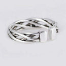 Elegant Knitting Twist Open Rings Wedding Jewelry For Women-It Can Be adjusta H3
