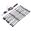 60 LED Wireless Remote Control Motorcycle Light Kit RGB Flexible Light