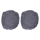 2x Spandex Polyester Stretch Wedding Stool Chair Seat Covers Slipcovers