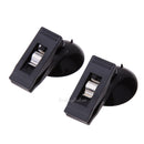 2pcs Car Window Suction Sucker Sun Shade Curtain Clips Hook Cards Ticket Holders