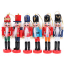 1pc Christmas Decoration 12cm Wood Made Nutcracker Puppet New Year Christm%fNMTO