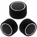 Rear Radio Volume Control Knob Pair Chrome For Buick Cadillac Chevy GMC BR t