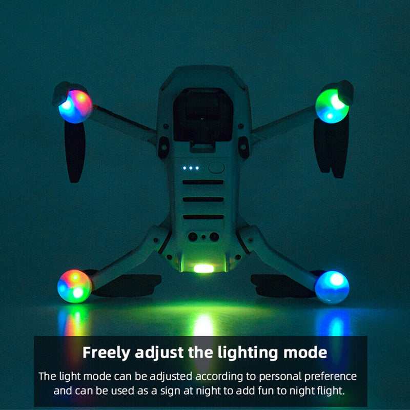 4pcs RGB LED Night Flying Signal Lamp Navigation Light for DJI Mavic Spark