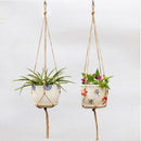 hemp rope new braided hanger pot green plant hanging rope basket  JR