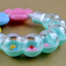 Healthy Baby  Kid Rattles Biting Teething Teether Balls Toys Circle Ring Fad ES