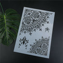 flower layering stencils for walls painting scrapbooking stamp album decor  JR