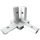 T-Slot Aluminum Stretch Profile 2020 Series 3-Way Angle Bracket Connector W G5A5