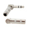 2pcs Right Angle Male Stereo Phone Plug Guitar Cable Audio Connector
