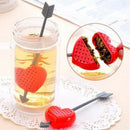 Sweet Tea Filter Infuser Strainer Teacup Teapot Cupid Heart Valentine Magic