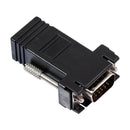 VGA Extender Female/Male to Lan Cat5 Cat5e/6 RJ45 Ethernet Female Adapter N U9A1