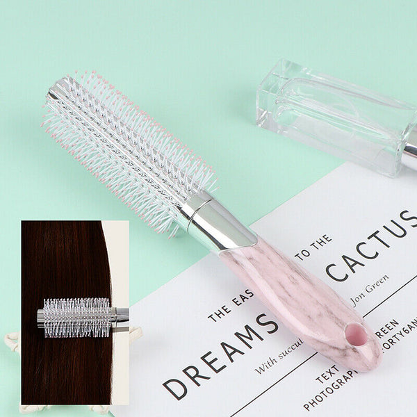 1PC Roll Brush Round Hair Comb Wavy Curly Styling SalonTool Non-slip HandleSEAU