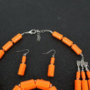 Ethnic Style Wedding Acrylic Jewelry Sets Beads Necklace Earring Bracelet S