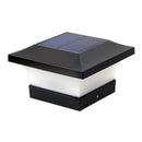 6LED Solar Fence Light Waterproof Square Stigma Lamp for Garden Decoration