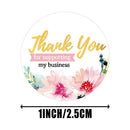 500Pcs/Roll Handmade Flower Thank You Stickers Paper Label Stationery Decora Hn