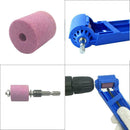 Corundum Wheel Portable Drill Bit Sharpener Wear Resisting Grinding +Spanner HOT