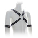 Mens Leather Chest Harness Straps Belts Suspenders Braces Arm Band Costume