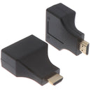 1Pair HDMI DualRJ45 CAT5E CAT6 ZTP LAN Ethernet HDMI Extender Repeater AdapterOZ