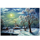 5D Snow Landscape Diamond Painting Embroidery DIY Cross Stitch Home Decor