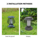 2 in 1 Solar Power LED Mosquito Killer Lamp Outdoor Lawn Fly Bug Trap Light
