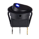 20X Round Rocker Switch 12V With Blue LED Light Dot Car Auto Rv Boat Toggle BVD