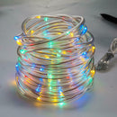 100LED 12m Solar Copper Wire Tube String Light Garden Decor (Four Colors)