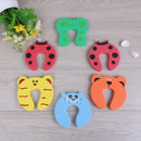 6X Baby safety foam door jammer guard finger protector animal design FT