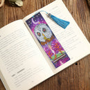 Tassel Leather Special Shaped DIY Diamond Painting Bookmark Art Craft Decor