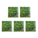 5 Packs E/B /G/ D/ A/ E 6 String Wood Guitar String Set Accessory AW635