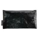 Multifunctional PU Leather Cosmetic Bag Makeup Brush Storage Bags (Black) A