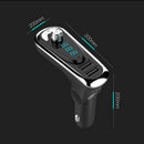 Car Kit Hands-free Wireless Bluetooth FM-Transmitter MP3 Player Dual USB-Charger