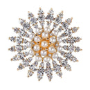 Rhinestone Brooch Pin Wedding Bridal Bouquet Lady Women Fashion Jewelry