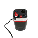Multifunctional Bluetooth Car Cup Charger Cigarette Lighter 2-USB Port Red