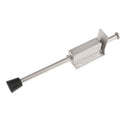 Stainless Steel Foot Operated Door Stop Stopper Spring Stay Door Holder 25cm