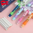 YZ1731 Cute Pencil Eraser Press Type Rubber Student Supplies Learning Stationery