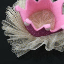 Sweet Snow Yarn Princess Baby Hair Clip Pink H4Y1