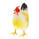 2 Pcs Lifelike Feathered Chick Home Adornment Decoration Handmade Crafts