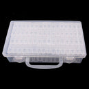 64 Lattices Adjustable Plastic Storage Box Storage Box Box For Jewelry DiamoI7V4